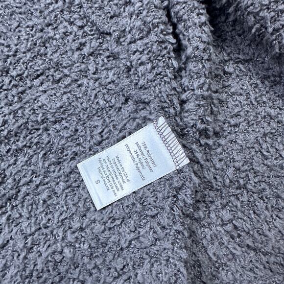 Beyond Yoga Gray Waterfall Draped Open Front Casual Cardigan Sweater Small - Picture 10 of 16